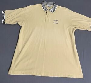 Vintage Titleist by Corbin Pebble Beach Polo Shirt XL Spanish Bay Golf Cotton HK